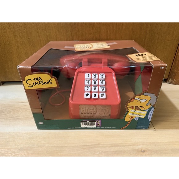 Jakks Pacific Other - The Simpsons Moe's Tavern Prank Phone 10+ Pranks Official Licensed Jakks Pacific
